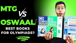 MTG vs Oswaal Best Books for Olympiads  NSO IMO IEO NCO olympiad [upl. by Zebe]