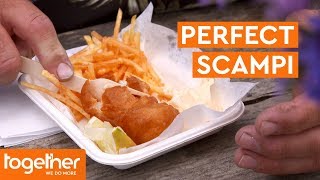 How to Make The Perfect Crispy Scampi and Chips [upl. by Halliday895]