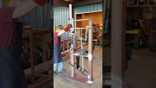 The Can Crusher 2019 A Clay Spencer Inline Treadle Hammer [upl. by Silisav]