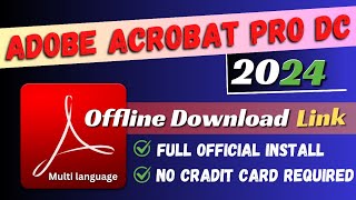 🌟 Adobe Acrobat Pro DC Download adobeacrobat itsmrfreemium ghruhul MrBongfam [upl. by Merchant638]