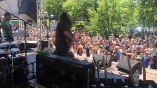 Laith AlSaadi solos at Sonic Lunch 2017 [upl. by Gnem361]