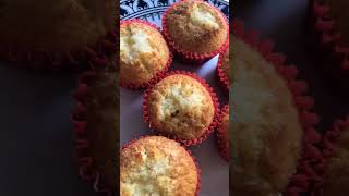 Receta de Muffins de vainilla ✨ recetas shorts muffins facil [upl. by Nadda]