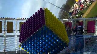 Meteorite Round Up Onride Hampton Court Easter Funfair 2012 [upl. by Alyaj]