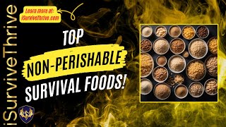 NonPerishable Foods List for LongTerm Survival and Preparedness [upl. by Jeaz113]