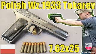 POLISH Tokarev Review  RADOM Wz1933 HISTORY  Polands TT33 Cold War Military Surplus Pistol 762 [upl. by Anaud408]