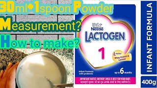 Lactogen 1 Baby Powder HindiFormula milk for 06 months babyHow to make formula milk wowlife [upl. by Willem]