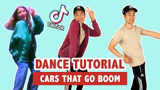 CARS THAT GO BOOM TIK TOK DANCE TUTORIAL [upl. by Neerhtak]