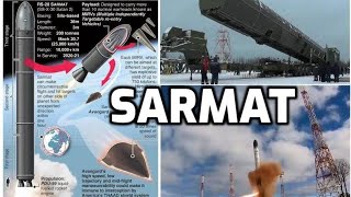 Najmoćnija nuklearna balistička raketa u Svetu Sarmat u upotrebi Most powerfull ICBM at combat duty [upl. by Ynad705]