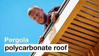 How to Install Polycarbonate Roof DIY [upl. by Madelin]