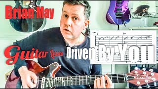 Brian May  Driven By You  Guitar Lesson Guitar Tab [upl. by Erna]