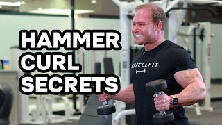 Maximize Bicep Growth with Time Under Tension amp Drop Sets  Hammer Curl Technique Explained [upl. by Lerej]