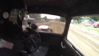 2wd modified truck pulling Gopro in cab [upl. by Tonneson]