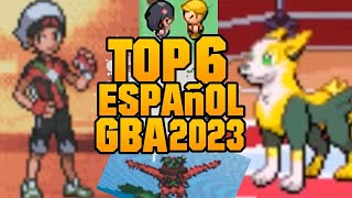 TOP 6 HACK ROMS GBA POKEMON en⚡️ESPAÑOL ACTUALIZADOS 2023⚡️ [upl. by Naarah]