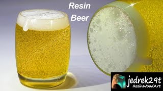 BEER 🍺 from Resin How to Make Beer from Resin  ART RESIN [upl. by Oravla88]