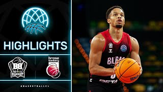 RETAbet Bilbao v Brose Bamberg  Highlights  Basketball Champions League 202021 [upl. by Ahsinav]