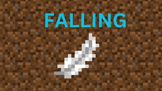 Falling but every line is a Minecraft item [upl. by Aeli826]