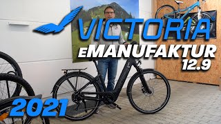 Victoria eManufaktur 129 eTrekkingbike mit Bosch Performance CX Modell 2021 TrekkingTouren EBike [upl. by Aitret]