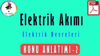 Elektrik Akımı 2  Elektrik Devreleri  PDF  TYT Fizik 2022 [upl. by Aydiv238]