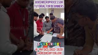 8085 Microprocessor Tutorial For Beginners  Physics Department  sacredheartcollege shorts [upl. by Oaoj]