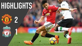 Manchester United 21 Liverpool  Premier League Highlights 1718  Manchester United [upl. by Flavio]