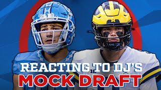 Daniel Jeremiahs New Mock Draft JJ McCarthy goes top 10  Preferred WalkOn [upl. by Tareyn]