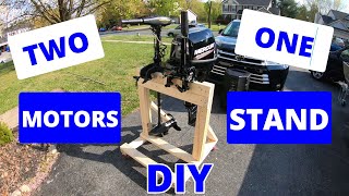 DIY Outboard Motor Stand for TWO MOTORS [upl. by Buehler]