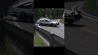 initial D  Takumi Ae86 slow motion drift  shorts initiald automobile initialdstreetstage [upl. by Devan903]