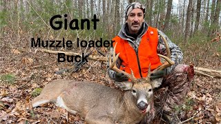 Giant Massachusetts Muzzleloader buck [upl. by Auqcinahs247]