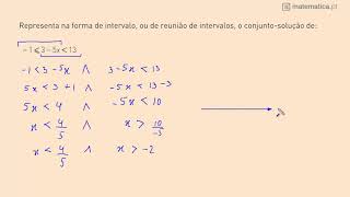 Resolução de Inequações [upl. by Shannen]