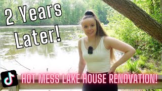 WE BOUGHT A HOME SIGHT UNSEEN  2 YEARS LATER HOUSE TOUR  HOT MESS LAKE HOUSE RENOVATION  LEXI DIY [upl. by Varion252]