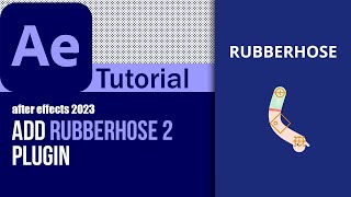 HOW TO ADD RUBBERHOSE 2 PLUGIN TO AFTER EFFECTS ADOBE AFTER EFFECTS adobe aftereffects [upl. by Nylzaj]