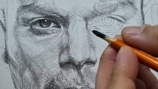 Sketching Shading LIVE Charcoal Pencil Drawing Tutorial [upl. by Fonda]