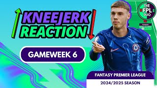 FPL KNEEJERK REACTION GAMEWEEK 7  FANTASY PREMIER LEAGUE 202425 TIPS [upl. by Ameh]