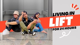 LIVING IN LIFT FOR 24 HOURS  Rimorav Vlogs [upl. by Rhys754]