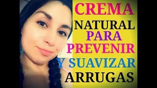 CREMA NATURAL PARA ALISAR LA PIEL DE EL ROSTRO [upl. by Verada911]