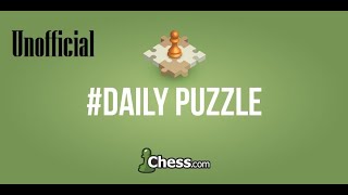 chesscom daily puzzle 20240917 Pave Your Own Path [upl. by Pirri]