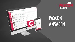 pascom Training Ansagen deutsch [upl. by Venice]