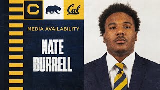 Cal Football Nate Burrell Media Availability 9102024 [upl. by Chaves458]