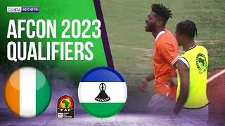 Ivory Coast vs Lesotho  AFCON 2023 QUALIFIERS HIGHLIGHTS  09092023  beIN SPORTS USA [upl. by Nickey790]