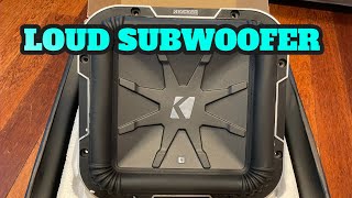 LOUDEST SUBWOOFER 1500 WATT Kicker L7 Q Class caraudio KickerL7 Qclass subwoofer [upl. by Tneciv]