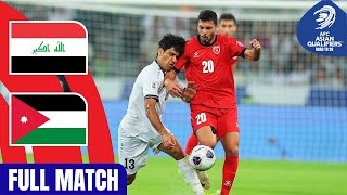 Iraq vs Jordan  Full Match  AFC Asian Qualifiers™ Road to 26 [upl. by Alcot336]