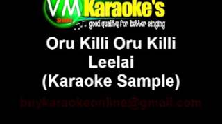 Oru Kili Oru Kili Karaoke Sample Leelai [upl. by Airel]