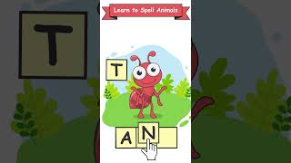 Learn Spelling for Kids  ANT [upl. by Jarl]