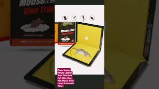 Mouse Catcher Trap Glue Book Rat Killer Glue Mat Mouse Killer Insect Cockroach Killer insectscreen [upl. by Caraviello]