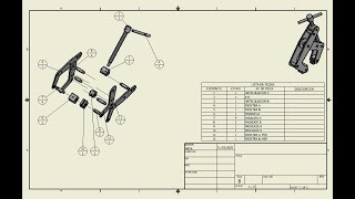 ABRAZADERA KANT PIEZAS ENSAMBLE PLANOS EN INVENTOR 2019 [upl. by Bond]