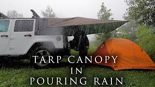 TARP CANOPY for JEEP CAMPING  ACTV S2 E12 [upl. by Partridge]