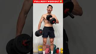 Best FULL BODY WORKOUT To Start  shorts musclebuilding [upl. by Sayres]