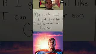 About 2 years ago this man posted this video and got his wish and named his son GOKU starman new [upl. by Spector]