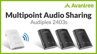 Connect Up to 100 Devices to 1 Transmitter with Multipoint Audio Sharing  Audiplex 2403S [upl. by Edia]