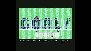 Spain vs England  European Football Championship 2024 on the C64 [upl. by Lynad]